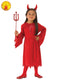 RED DEVIL GIRLS COSTUME, CHILD